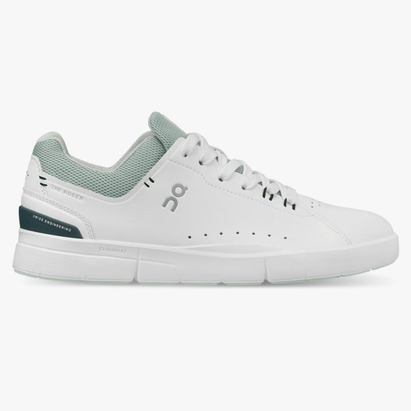 On THE ROGER Advantage: the versatile everyday sneaker - White | Juniper